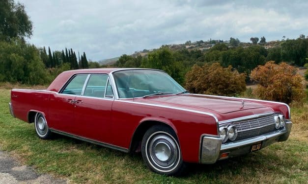 Black Plate: 1963 Continental – SOLD FOR $18,500!