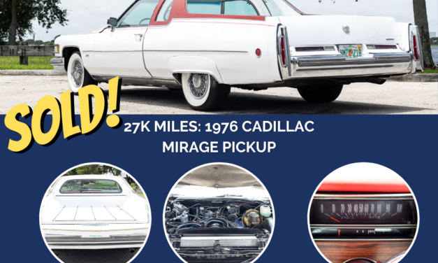 27K-Miles: 1976 Cadillac Mirage Pickup – SOLD FOR $38,000