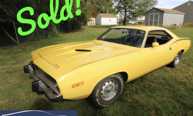 1972 Plymouth ‘Cuda 340 – SOLD FOR $29,900!