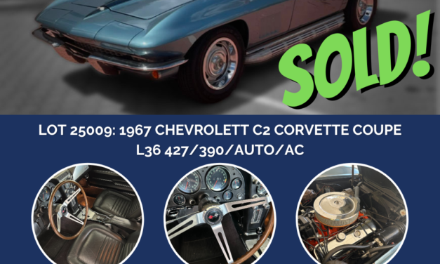 1967 Chevrolet C2 L36 Corvette – SOLD FOR $75,000